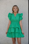 Cassia Dress in Green