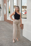 Olivia Jeans in Taupe