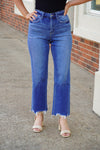 victoria high rise straight jeans