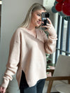 Enticing Endeavor Sweater in Pink