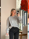 Daisy Sweater in Heather Grey