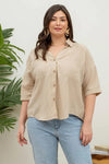Astra Top in Taupe +