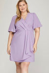 anguie dress in lavender +