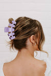 Teleties Classic Lilac You Large Hair Clip