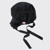 Satin Sleep XL Adjustable Bonnet in Black // Kitsch