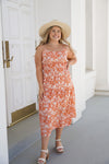 Carley Dress in Coral +