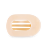 Teleties Almond Beige Large Flat Round Clip