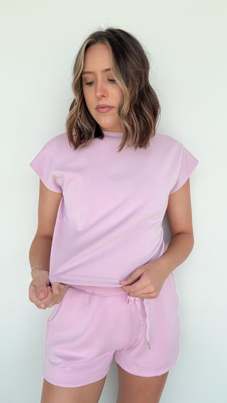 Cloud Shorts in Pink
