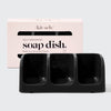 Self-Draining Soap Dish in Black // Kitsch