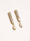 Anton Pearl Drop Earring - 18K Gold Plated