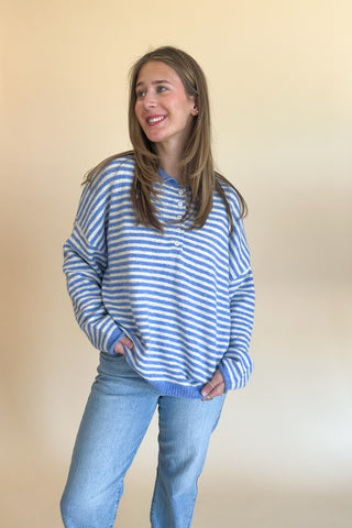 Henley Sweater Top