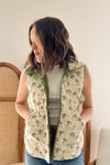 Floral Quilted Vest