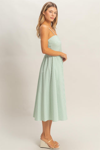 Miriam Dress in Green - Luna Boutique