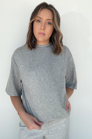 Scuba Everyday Top In Heather Grey