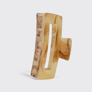 Jumbo Claw Clip in Chocolate Marble
