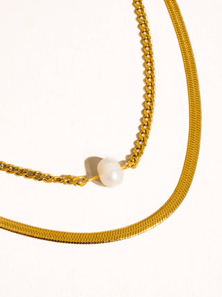 Owen Pearl Chain Necklace