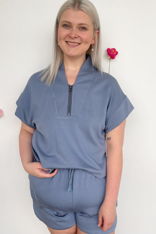 Kassandra Top In Blue