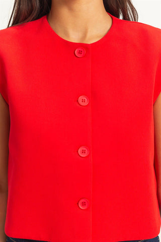 Mandi Top in Red