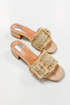 Nixie Sandal in Raffia // Dolce Vita