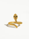 Echidna Non-Tarnish Adjustable Serpent Ring