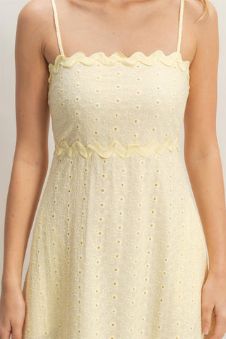 Wendy Dress in Yellow - Luna Boutique