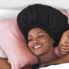Satin Sleep XL Adjustable Bonnet in Black
