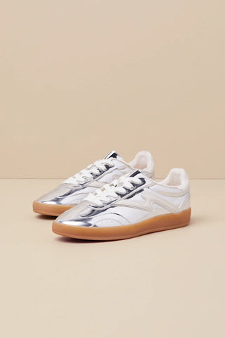 Giia Silver Sneakers // Madden Girl