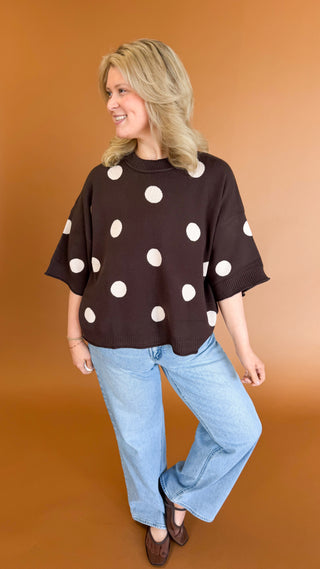 Varsity Social Sweater Top