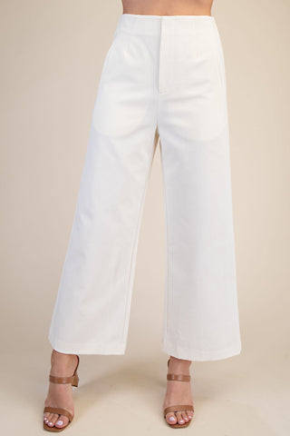 Met Your Match Pants in Ivory