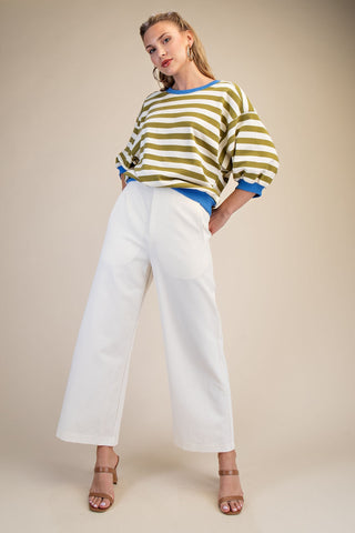 Met Your Match Pants in Ivory
