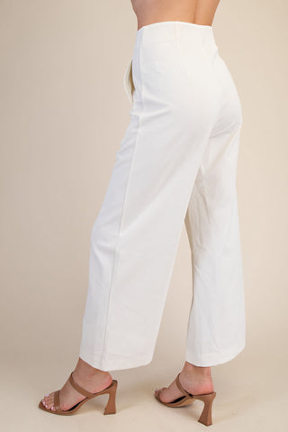 Met Your Match Pants in Ivory