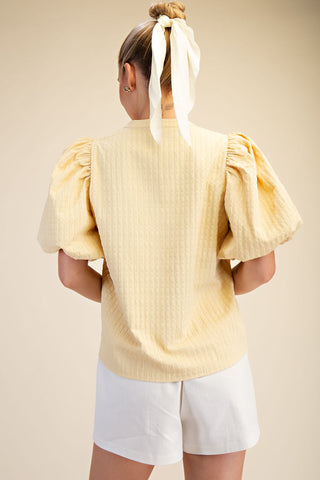 Kayla Top in Yellow