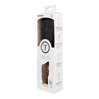 Detangler Hair Brush for Thick Hair in Tortoise
