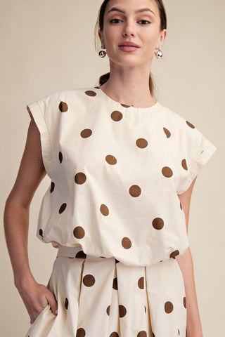 Lorie Top in Brown