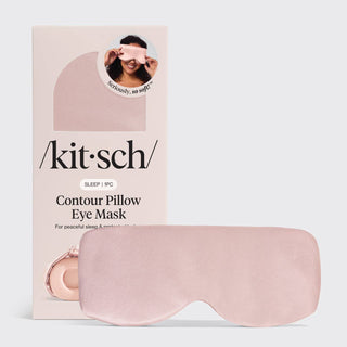 Contour Pillow Eye Mask in Blush // Kitsch