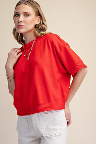 Simply Perfect Top in Red