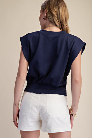 Laura Top in Navy