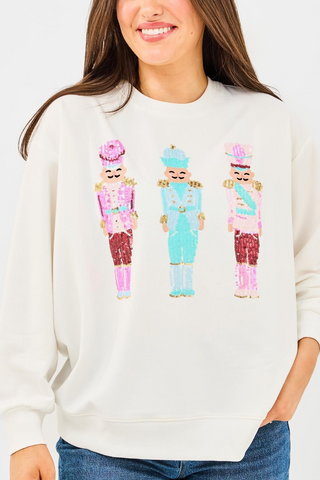 Three Nutcracker Sparkle Sweatshirt