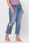 jeanne high rise crop jeans +