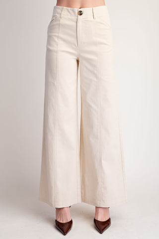 Worth Repeating Pants in Cream