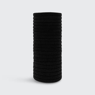 Seamless Hair Elastic Set in Black