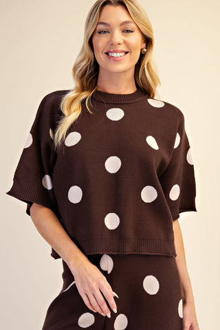 Varsity Social Sweater Top