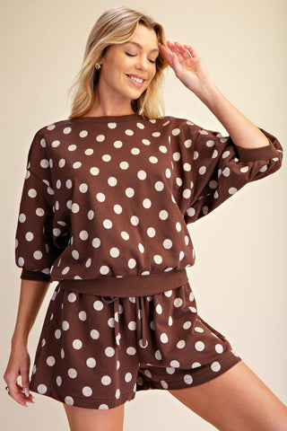 Good To Know Sweatshirt & Short Set