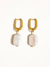 Zaina Pearl Earring - 18K Gold Plated