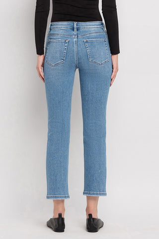Jeanne Slim Straight Jeans