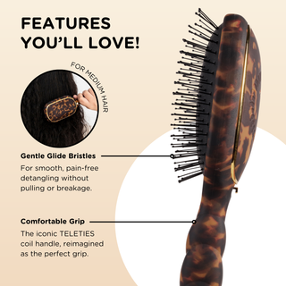 Detangler Brush in Tortoise