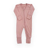 Baby Footie Pajama in Blush