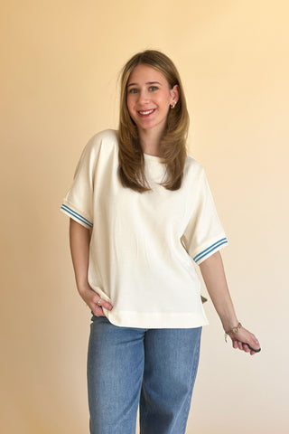 Mallory Top in Ivory