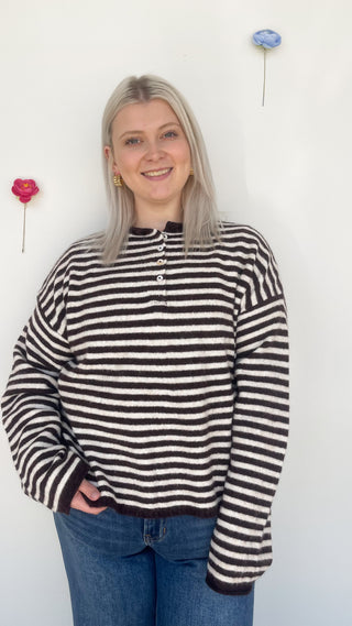 Henrly Pullover in Dk Wine