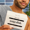 Self-Draining Soap Dish in Black // Kitsch